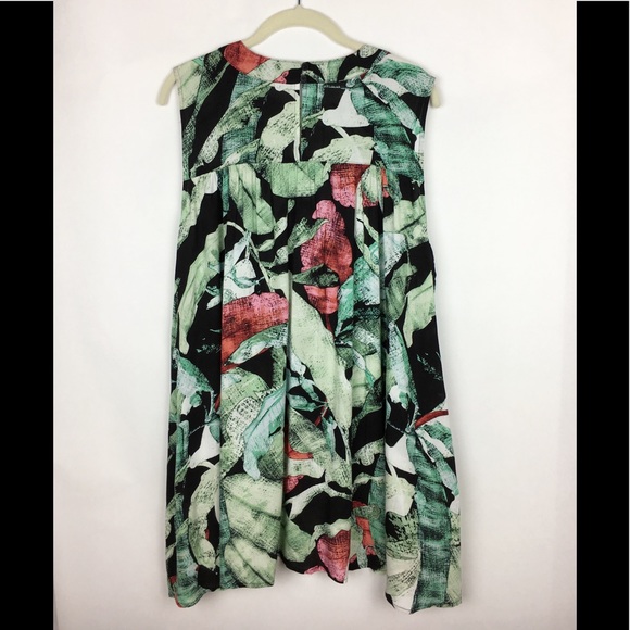 LC Lauren Conrad Floral Tunic Size XL - Picture 3 of 5